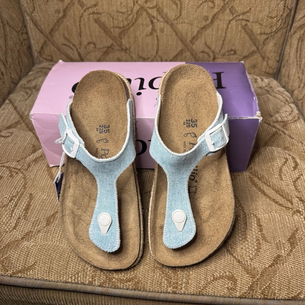 NEW‎ - Birkenstock Gizeh Vegan Women Sandals 35 US L 4 Regular Width